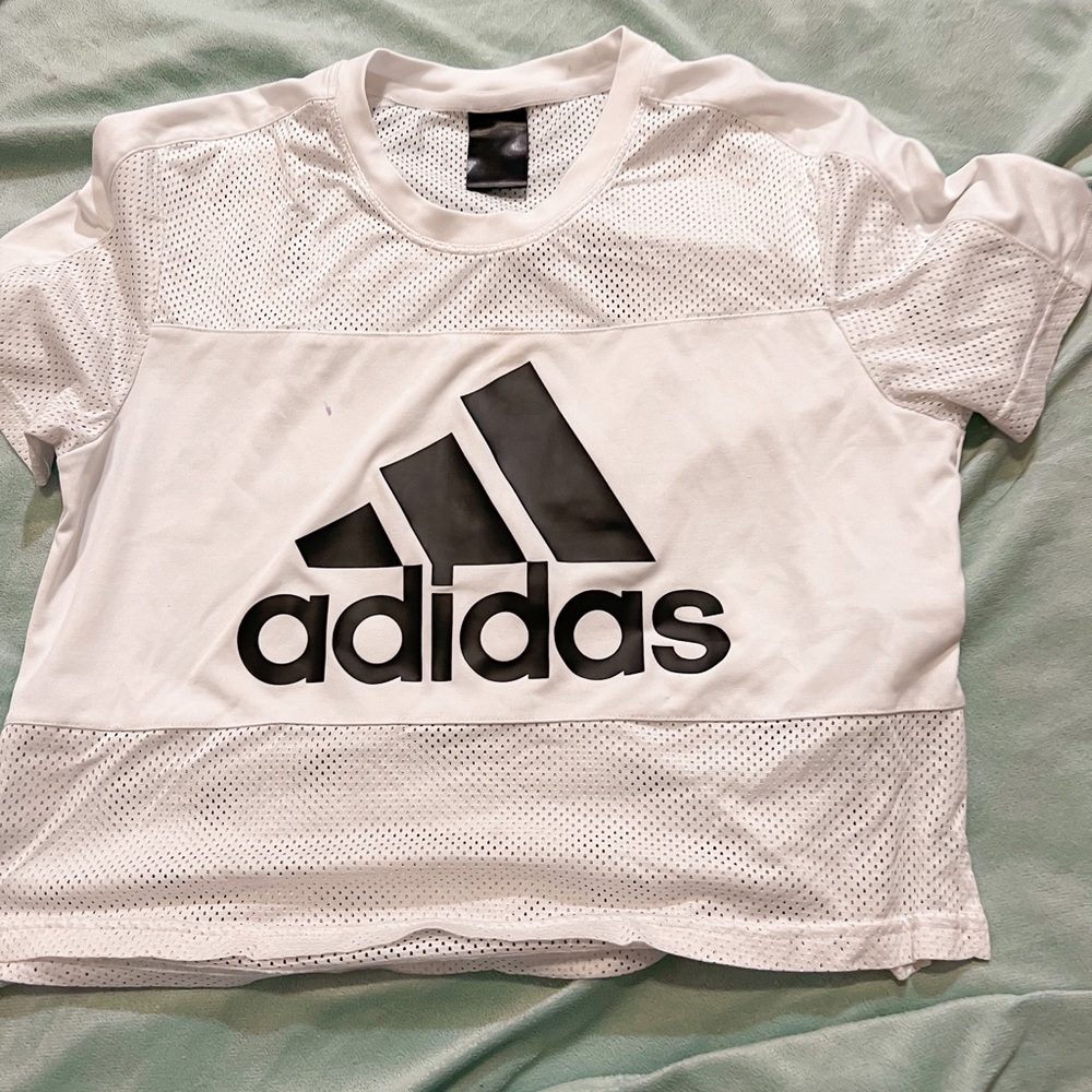 Addidas white shirt